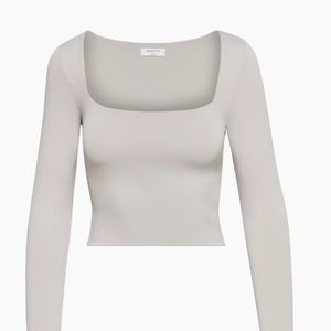 Babaton Squareneck Contour Long Sleeve - XS